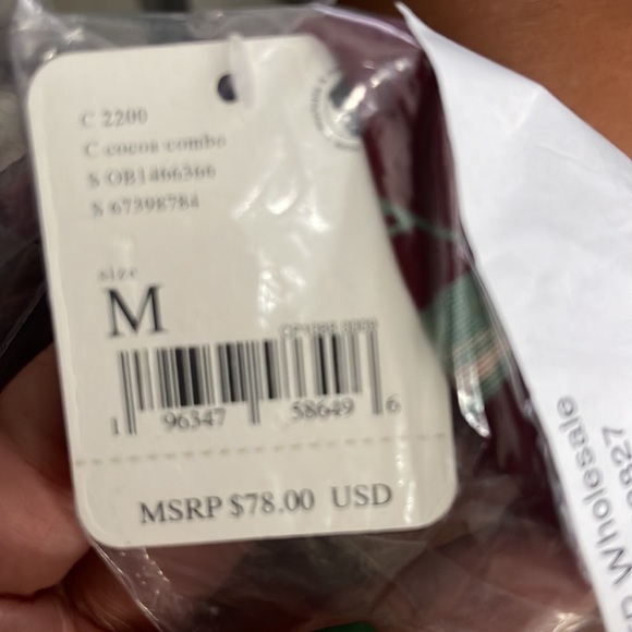 Free People NWT Floral Boho Paradise Top in a mesh fabric. Runs big like a L - Picture 4 of 7